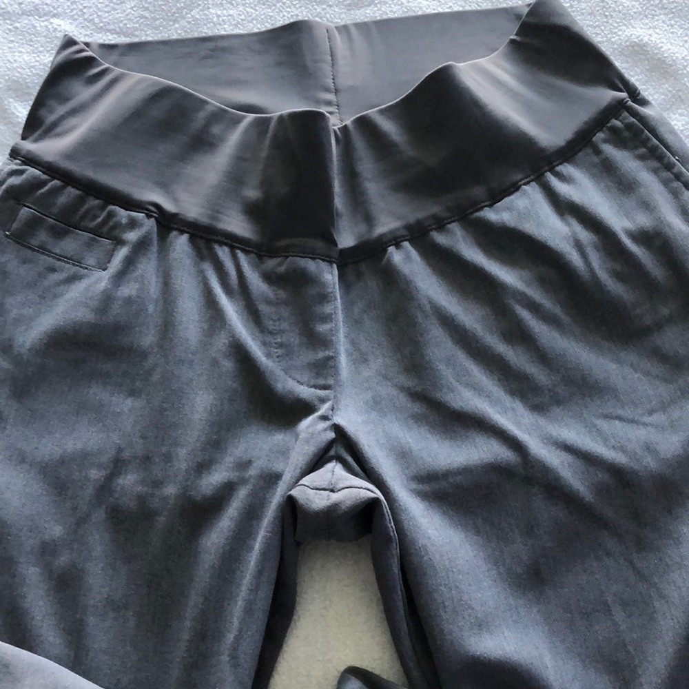 LIZ LANGE MATERNITY GREY DRESS PANTS - Picture 5 of 12